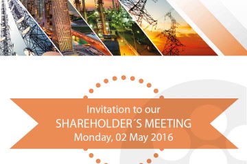 INVITATION TO OUR SHAREHOLDER’S MEETING