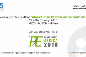 PLEASE ACCEPT OUR CORDIAL INVITATION TO P&E AFRICA 2018